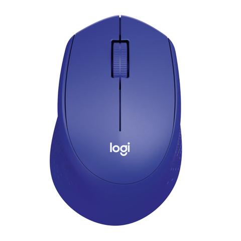 MOUSE INALÁMBRICO CÓMODO DISEÑO CURVO - LOGITECH M280, AZUL