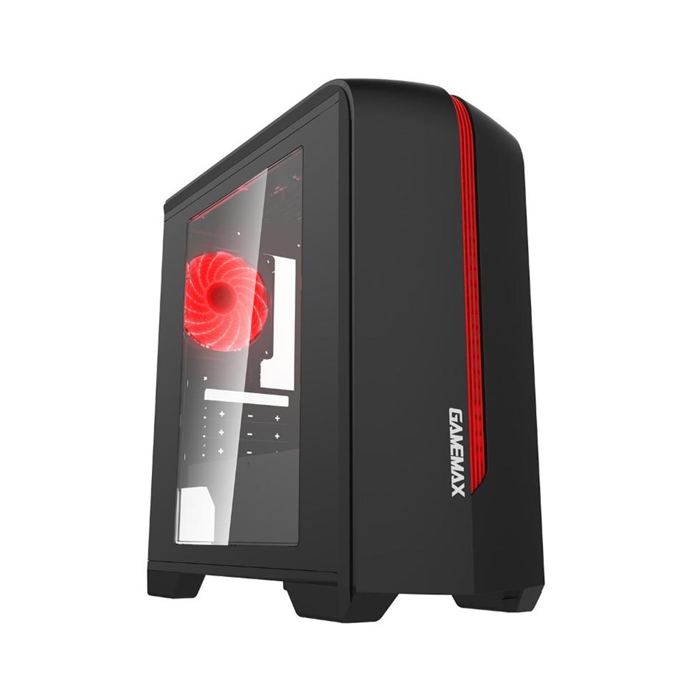 GAB GAMEMAX H601 BR CENTAURI BLACK-RED 1* FAN BLUE
