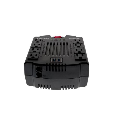 ESTABILIZADOR FORZA FVR-1202USB-A 1200VA/600W + USB