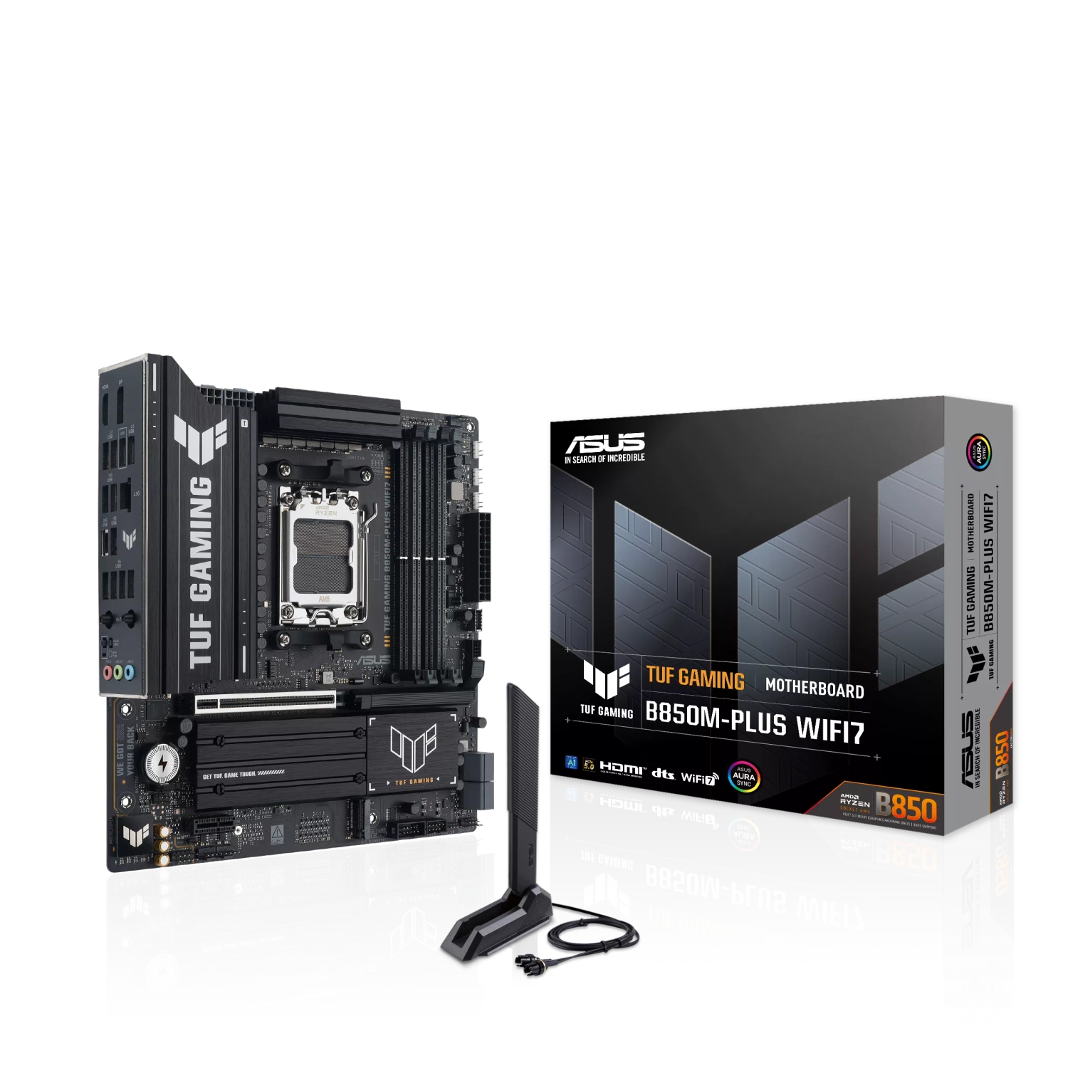 MOTHERBOARD ASUS TUF GAMING B850M-PLUS WIFI7 AM5 DDR5
