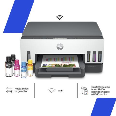 IMPRESORA MULTIFUNCION HP SMART TANK 720 (6UU46A) WIFI/USB/DUPLEX