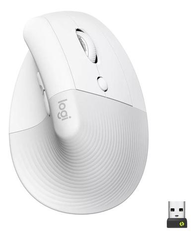 MOUSE LOGITECH VERTICAL WIRELESS LIFT BLANCO