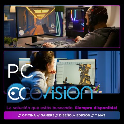 PC ECOVISION INTEL I5-14400F 16 GB + 1 TB + RX 6600