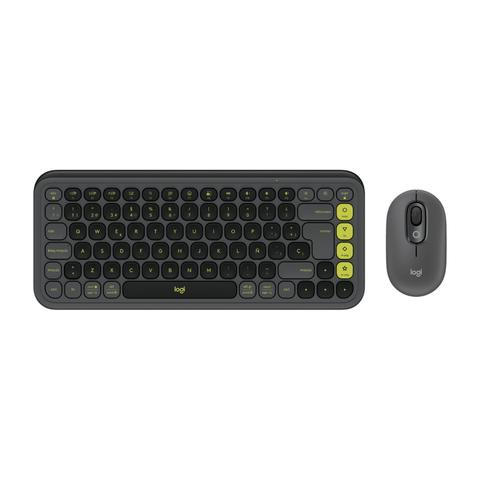 COMBO TECLADO Y MOUSE BLUETOOTH LOGITECH POP ICON GRAFITO ESP LAT