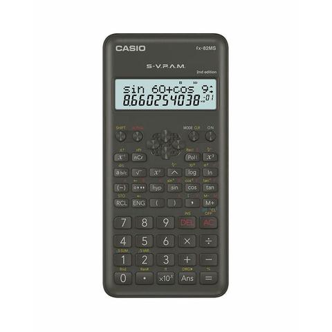 CALCULADORA CIENTIFICA CASIO (FX-82MS-2) 240 FUNCIONES BLACK
