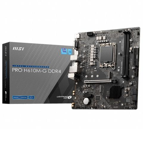 MOTHERBOARD MSI PRO H610M-G LGA1700 DDR4