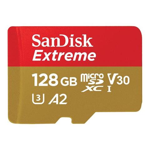 MEMORIA MICRO SD 128 GB SANDISK EXTREME CON ADAPTADOR
