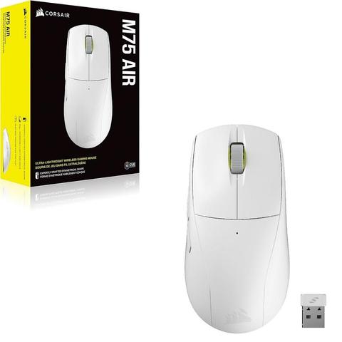MOUSE GAMER CORSAIR M75 AIR WIRELESS ULTRA-LIGHTWEIGHT WHITE