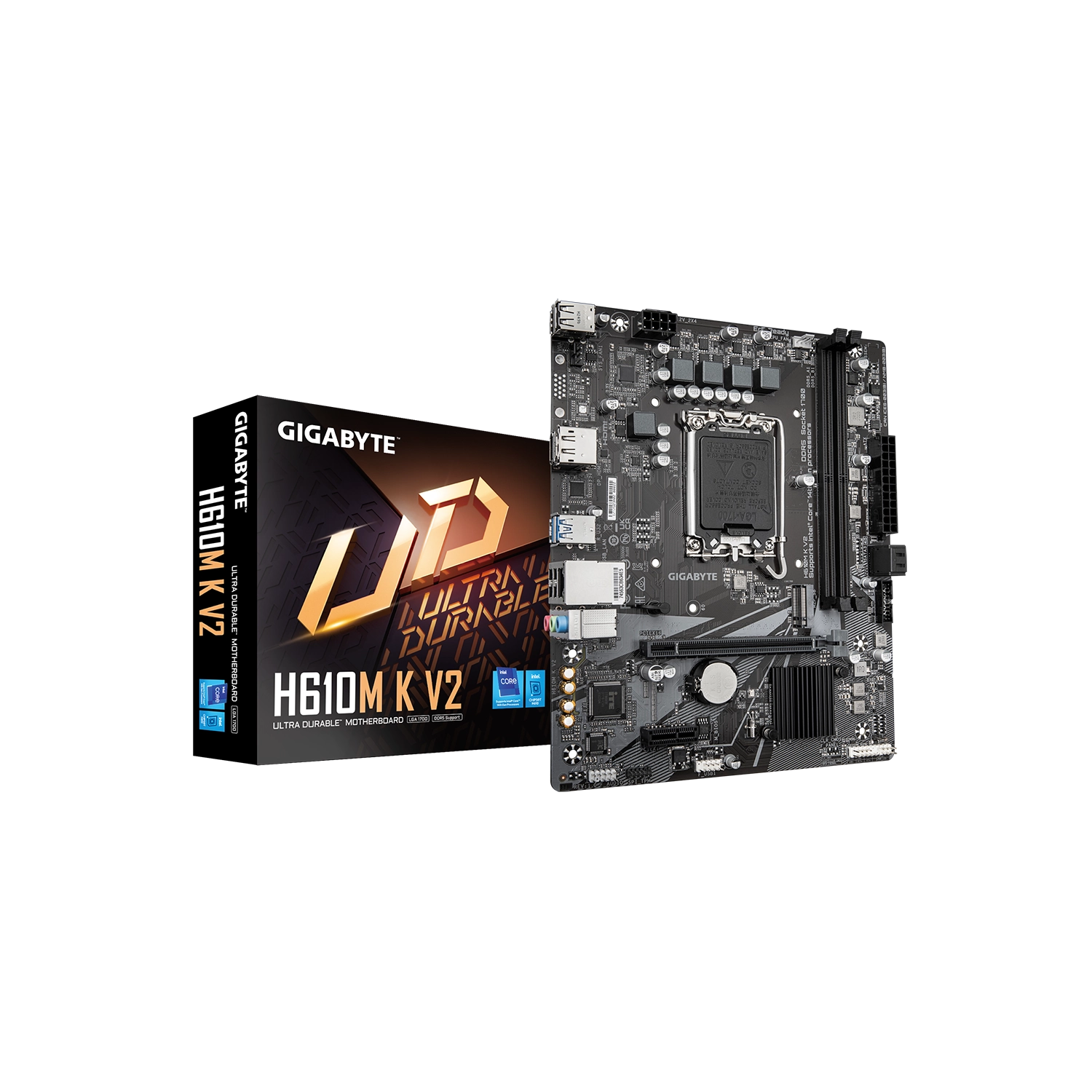 MOTHERBOARD GIGABYTE H610M K V2 LGA1700 DDR5
