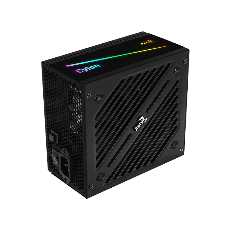 FUENTE AEROCOOL CYLON 600W RGB 80 PLUS BRONZE