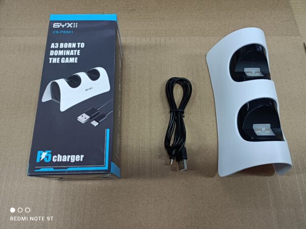 CARGADOR JOYSTICK PS5 TYPE-C SYX
