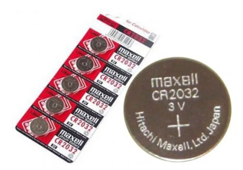 BLISTER DE PILAS MAXELL LITIO CR2032 X5 UNIDADES