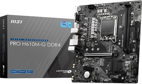 Motherboard MSI PRO H610M-A LGA 1700 DDR4