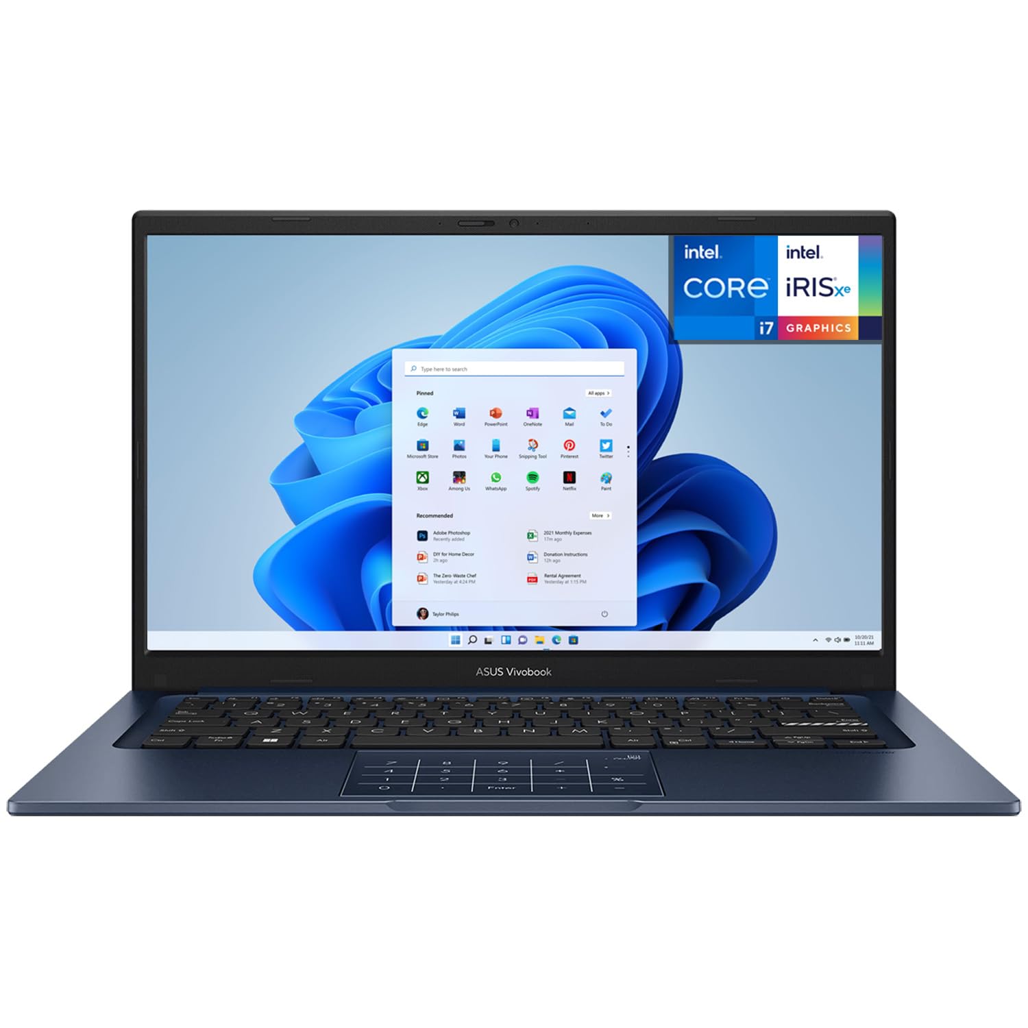 NOTEBOOK ASUS VIVOBOOK 14 X1404VA-I712512 14" INTEL CORE I7 1355U 512GB SSD 12GB RAM - AZUL