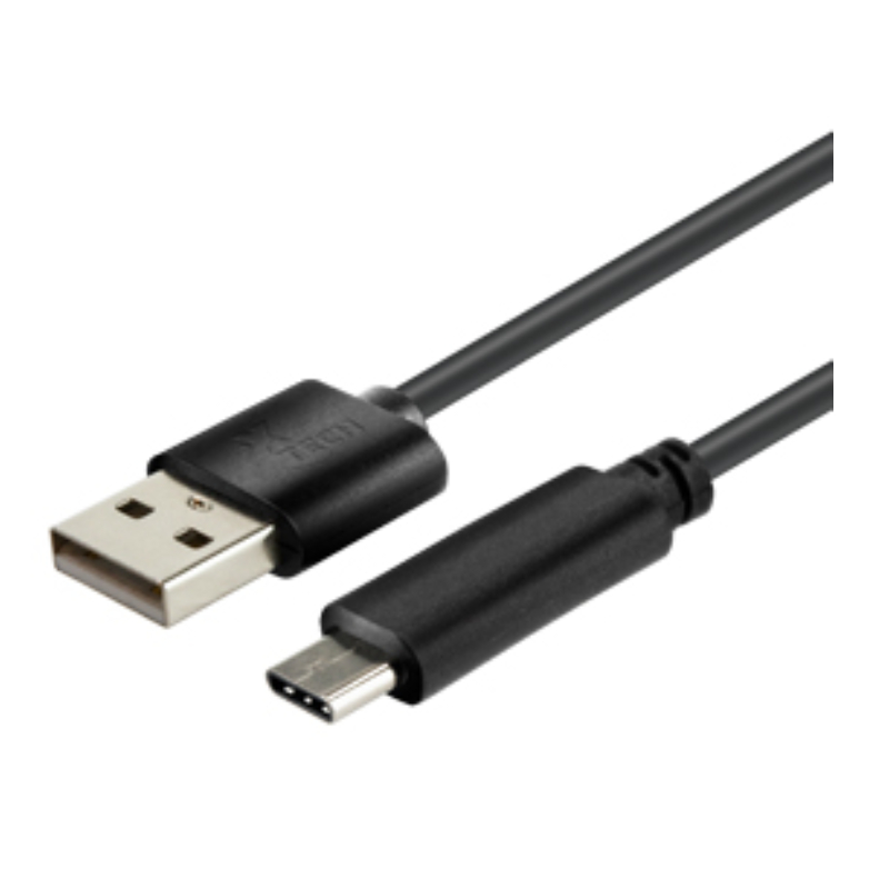 CABLE XTECH TIPO C MACHO A USB MACHO