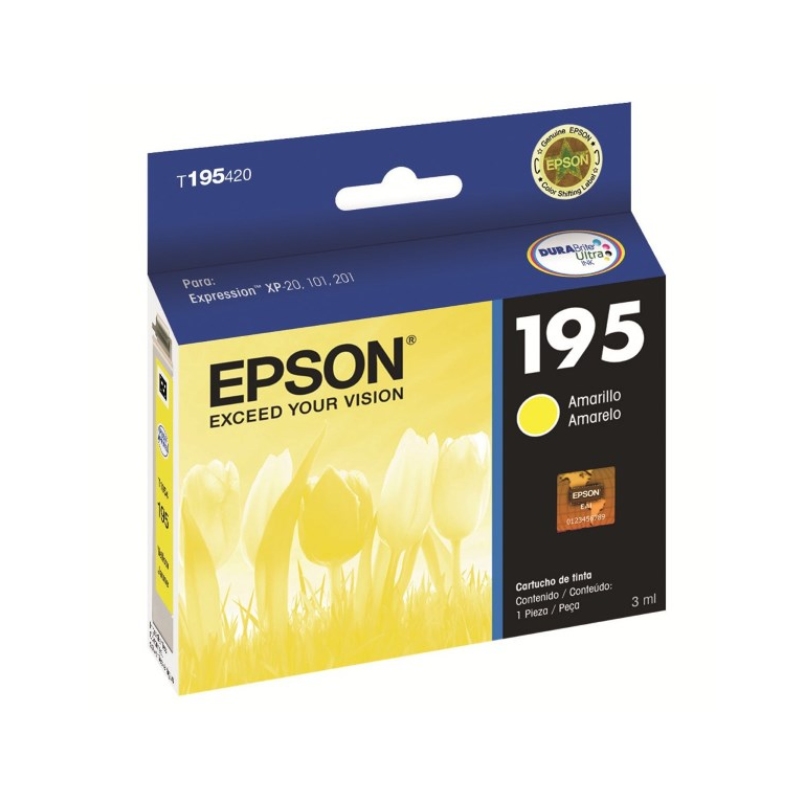 EPSON ORIGINAL T195420-AL AMARILLO