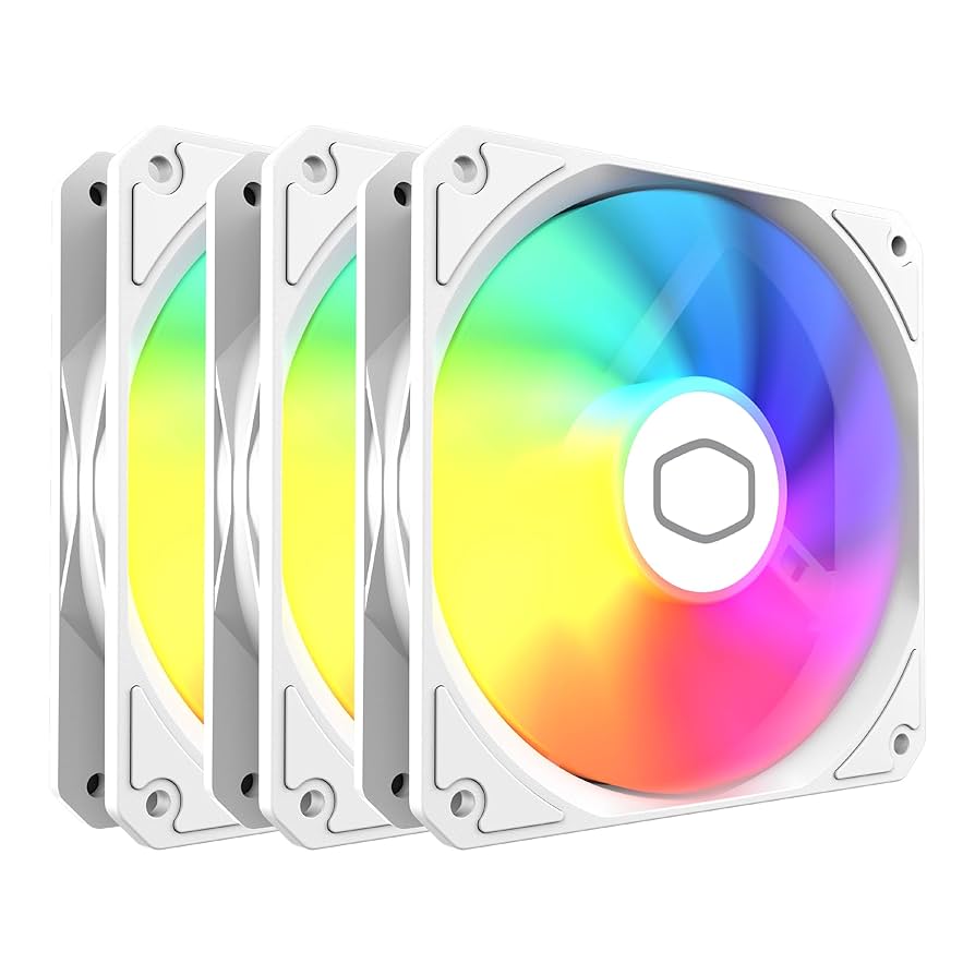 Fan Cooler CM MF120 Lite ARGB White Edition 3-Pack