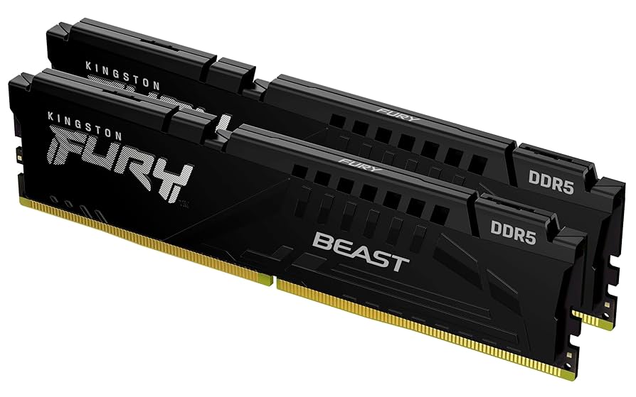 DDR5 16GB KINGSTON 5600MHZ CL36 FURY BEAST BLACK