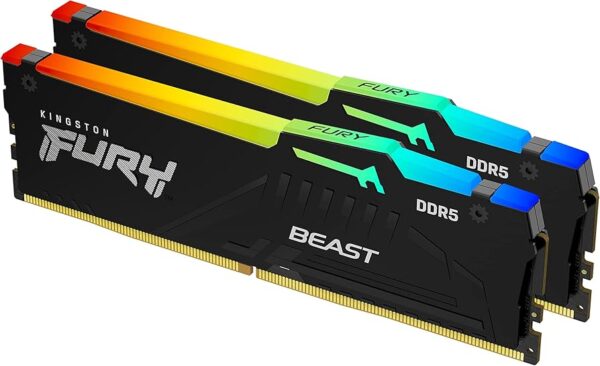 DDR5 32GB KINGSTON 6000MHZ FURY BEAST BLACK RGB