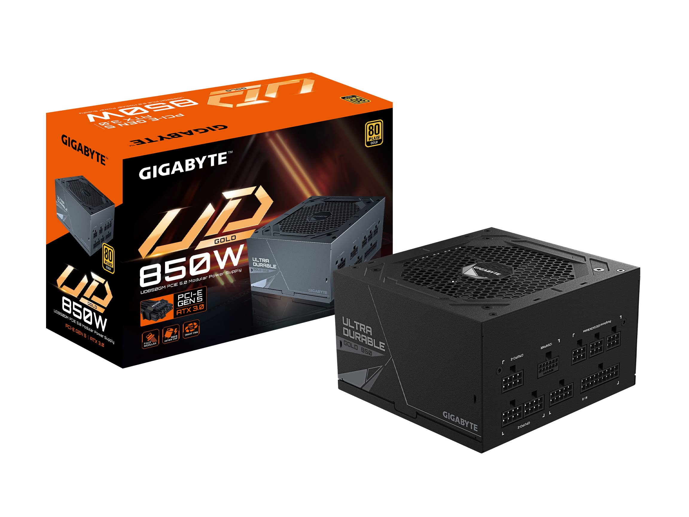 FUENTE 850W GIGABYTE 80 PLUS GOLD UD850GM PG5 V2
