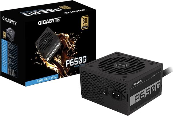 FUENTE GAMER GIGABYTE 650W 80 PLUS GOLD PG5