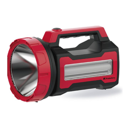 LINTERNA PROBATTERY DE MANO RECARGABLE 10W 3W LARERALES (ILRE-9211)