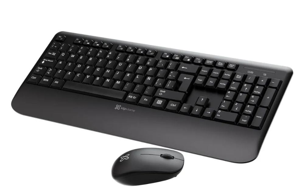 COMBO TECLADO Y MOUSE INALAMBRICOS KLIPXTREME KCK-300S KEYROLL (KCK-300S)