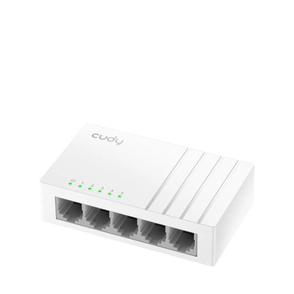 SWITCH CUDY 5-Port Gigabit Desktop Switch 101001000 USB C (GS105U) V 10