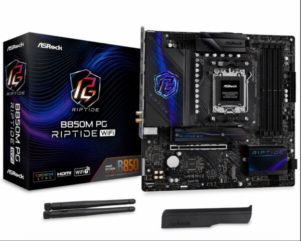 MB (AM5)  ASROCK B850M  RIPTIDE WIFI DDR5(MB-B850M RIPWIFI)