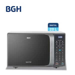 MICROONDAS BGH B120DS20I - ECO GRIS 20LTS DIGITAL (PIH049509)