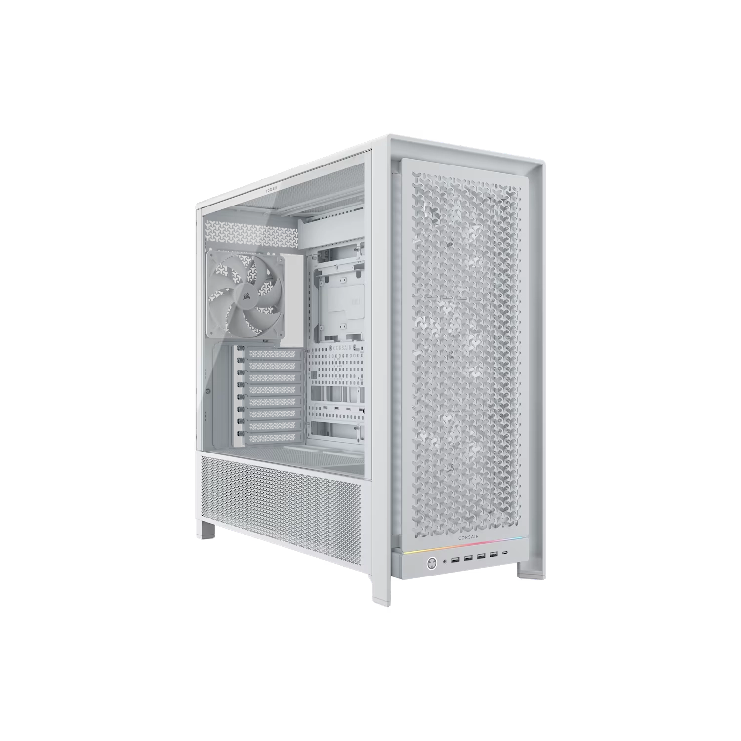 GABINETE CORSAIR FRAME 5000D RS MID TOWER AIRE ELEVADO BLANCO