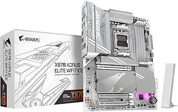 MOTHER GIGABYTE AMD (AM5) X870E A ELITE X ICE