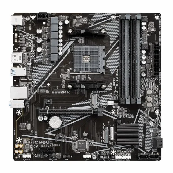 MB GIGABYTE AM4 B550M K DDR4 BOX M-ATX