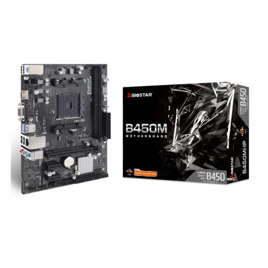 MB BIOSTAR AM4 B450MHP DDR4 BOX M-ATX