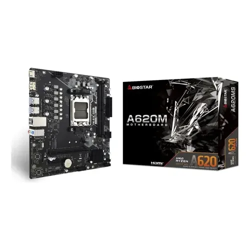 MB BIOSTAR AM5 A620MS DDR5 BOX M-ATX