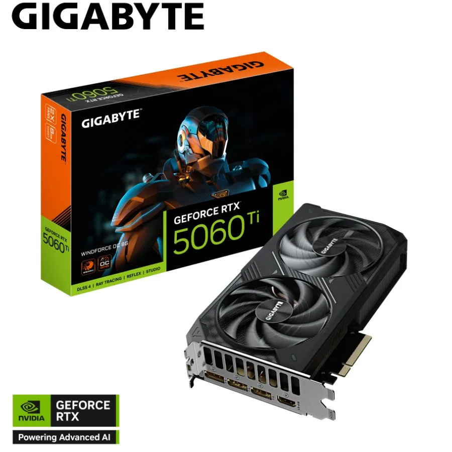 VGA 8GB RTX 5060 TI GIGABYTE WINDFORCE OC