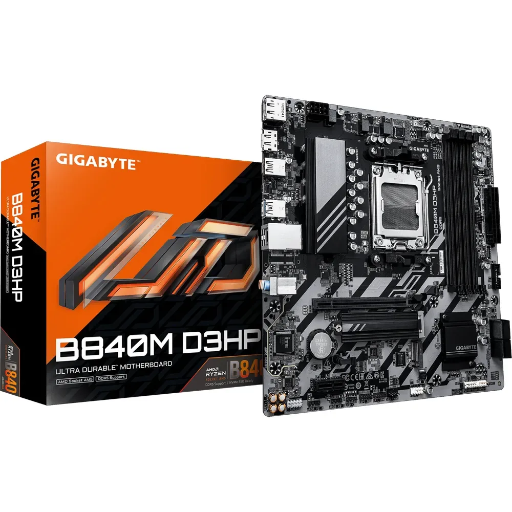 MB GIGABYTE AM5 B840M D3HP DDR5 BOX M-ATX