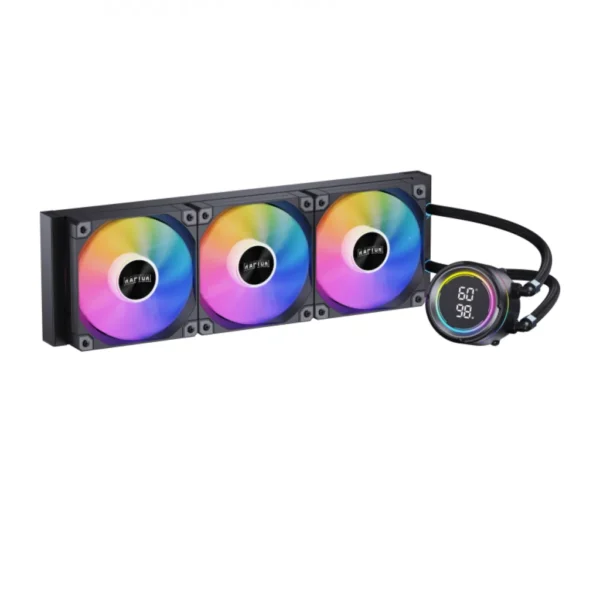 WATERCOOLER RAPTOR AQUA PRO 360 DISPLAY 3X CPU COOLER 360MM NEGRO