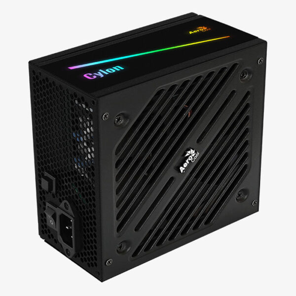 Fuente Aerocool Cylon 600W RGB 80 Plus Bronze