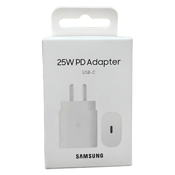 ACCESORIOS SAMSUNG CARGADOR DE VIAJE 25W WHITE C/CABLE