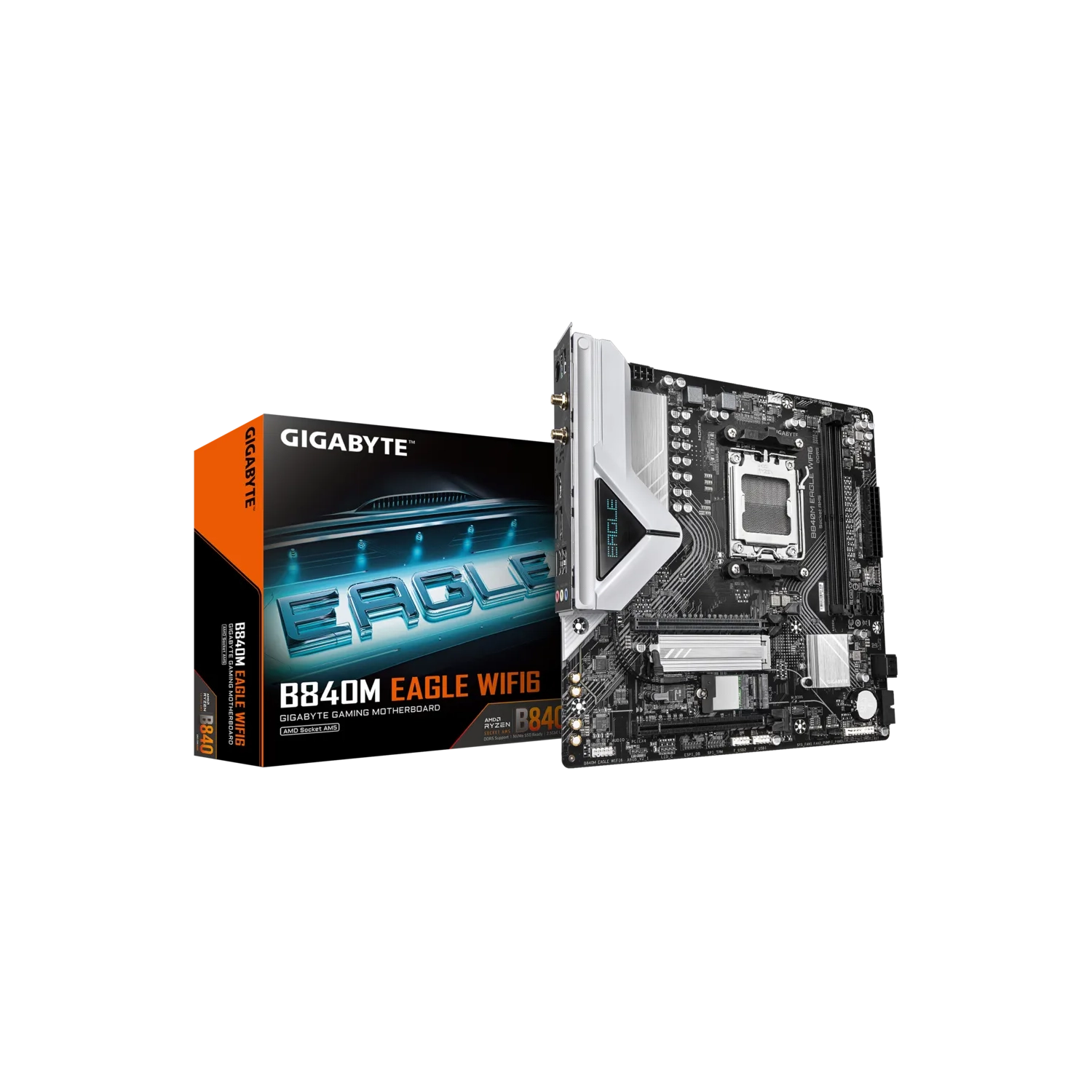 MOTHERBOARD GIGABYTE B840M EAGLE WIFI6 AM5 DDR5