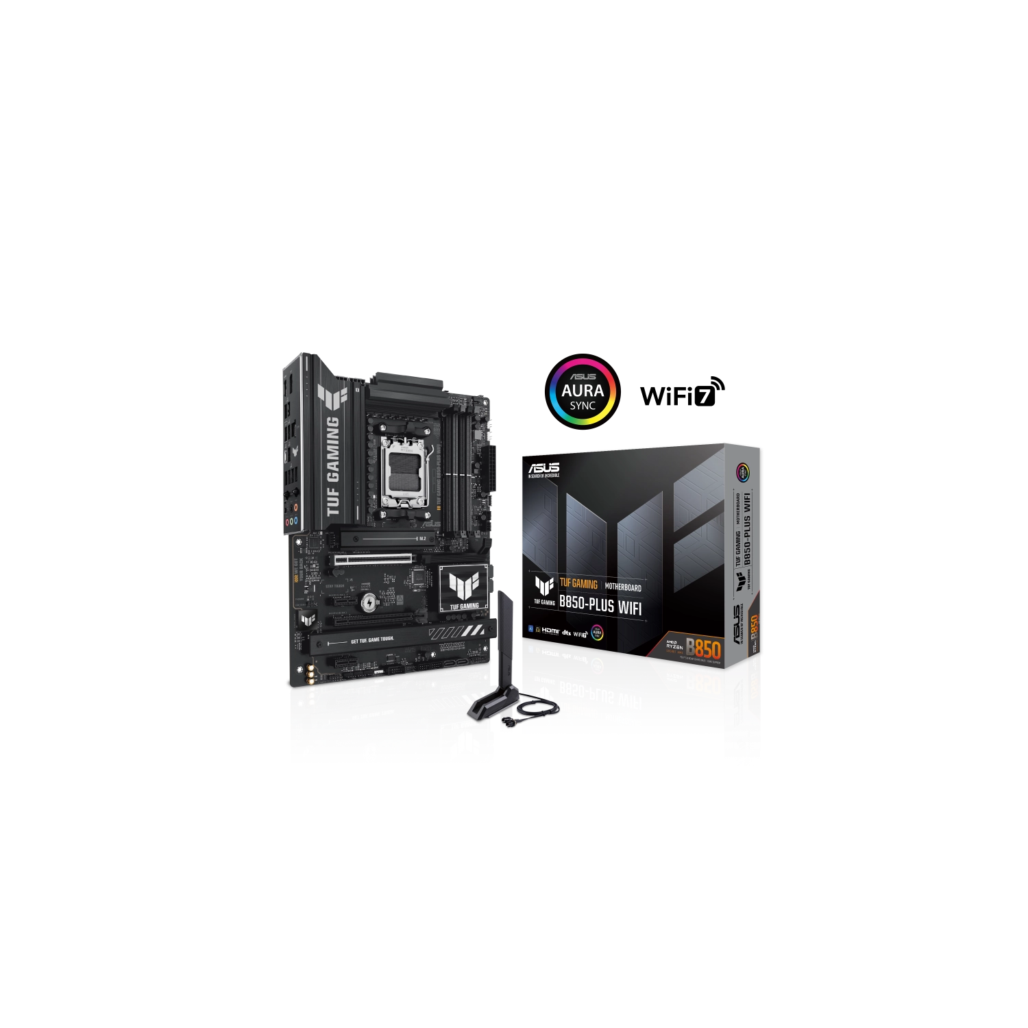 MOTHERBOARD ASUS TUF GAMING B850-PLUS WIFI AM5 DDR5