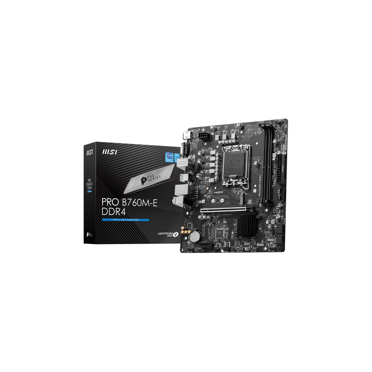 MOTHERBOARD MSI PRO B760M-E DDR4 (LGA1700)