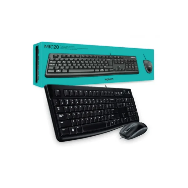 Combo Teclado y Mouse Logitech  MK120 Español