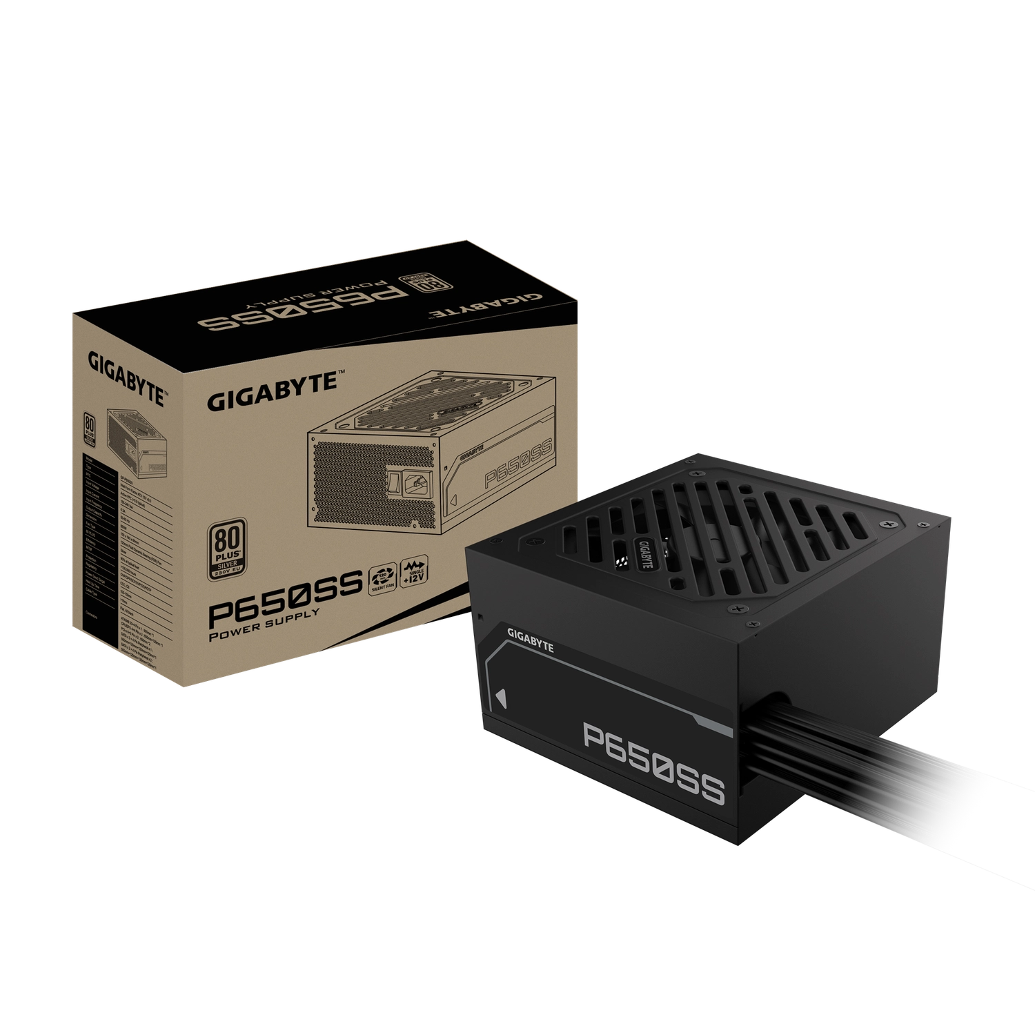 FUENTE GIGABYTE P650S 650W 80 PLUS SILVER