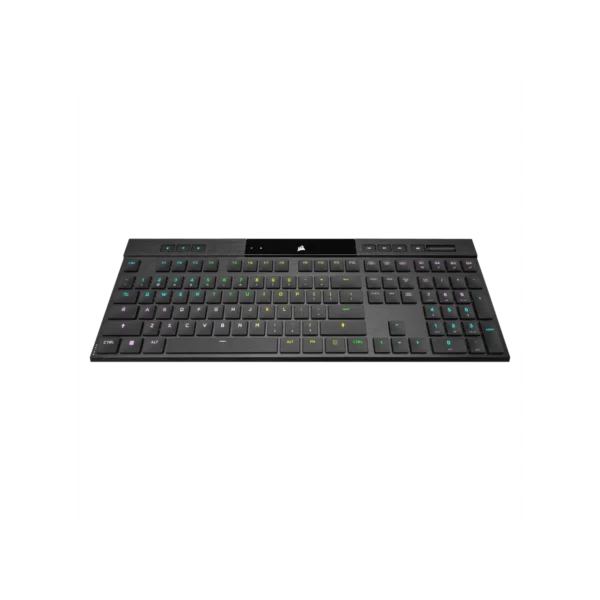 Teclado gamer CORSAIR RGB ultradelgado K100 AIR WIRELESS CHERRY MX Ultra Low Profile