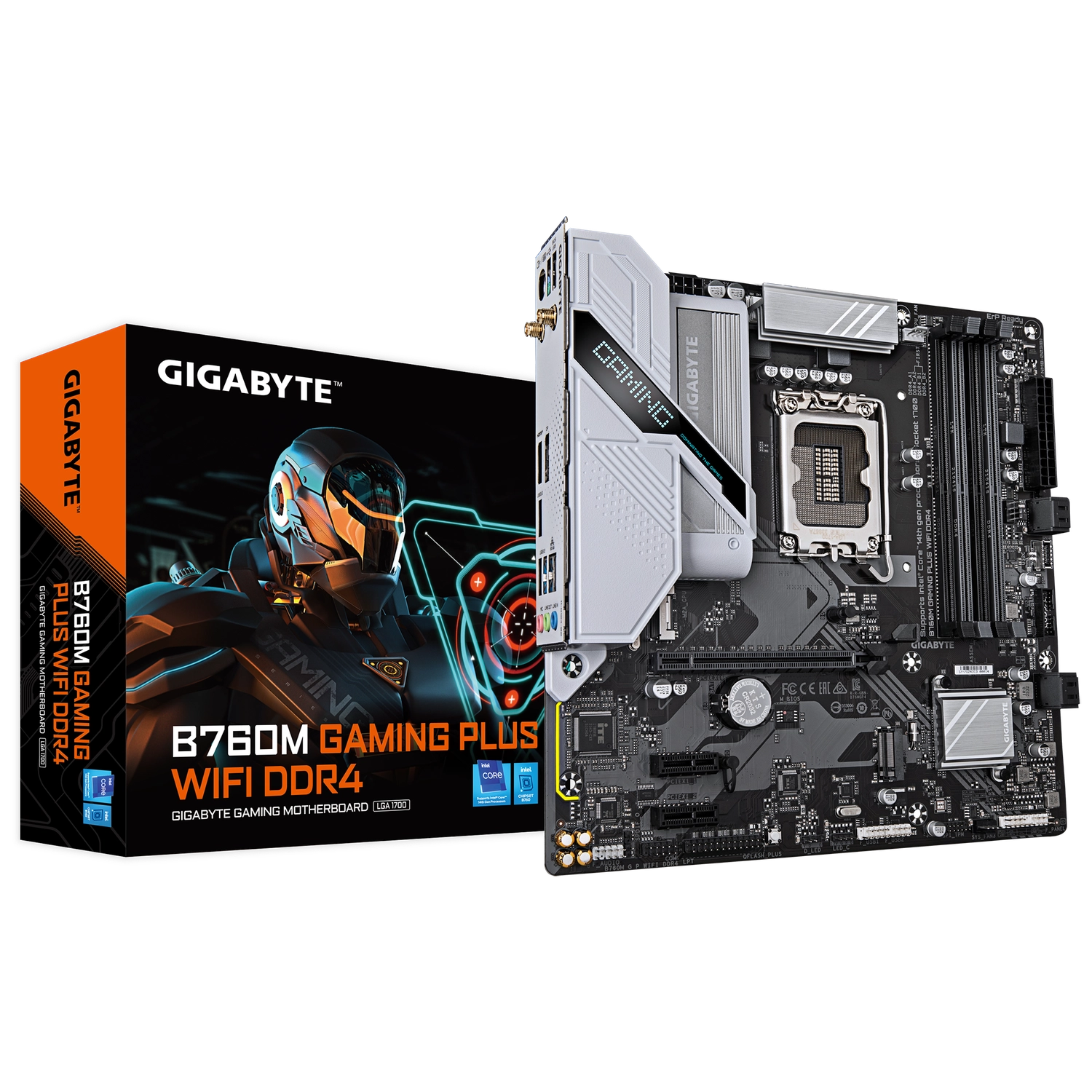 MOTHERBOARD GIGABYTE B760M GAMING PLUS WIFI DDR4 LGA1700