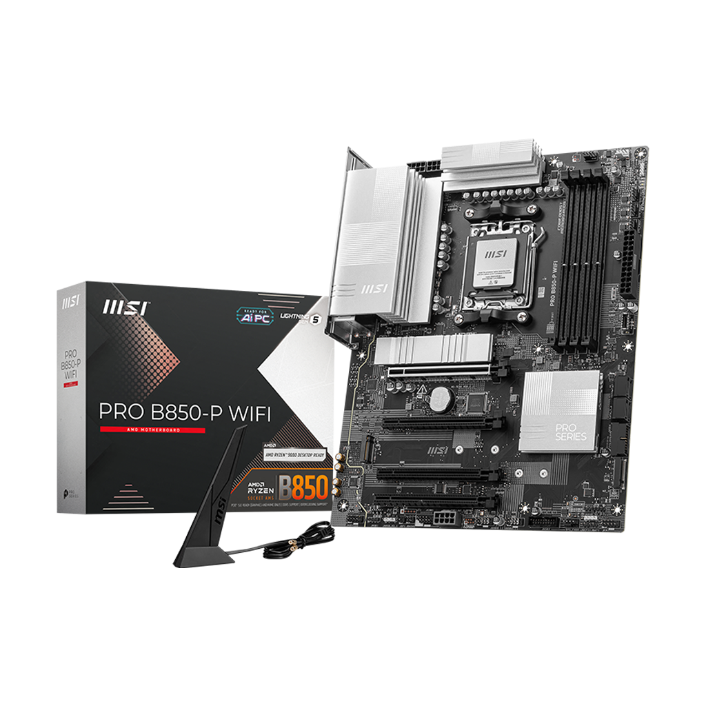 MB MSI AM5 PRO B850-P WIFI DDR5 BOX M-ATX