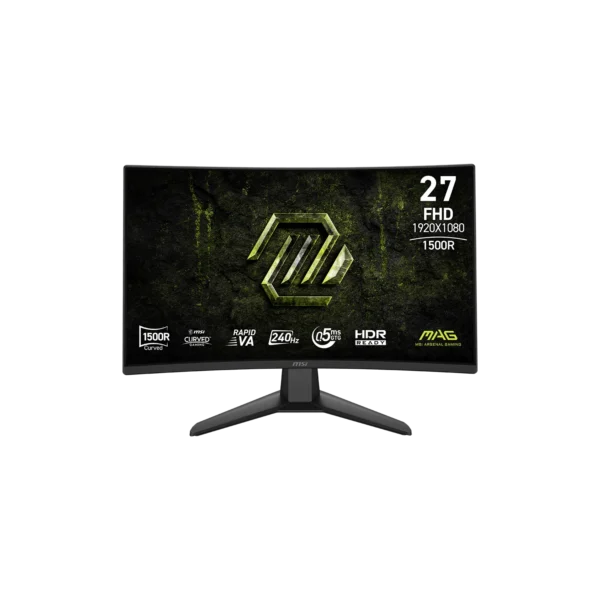 Monitor MSI MAG 274CF X24 27" VA FHD 240Hz  0.5ms  Curved FICHA USA