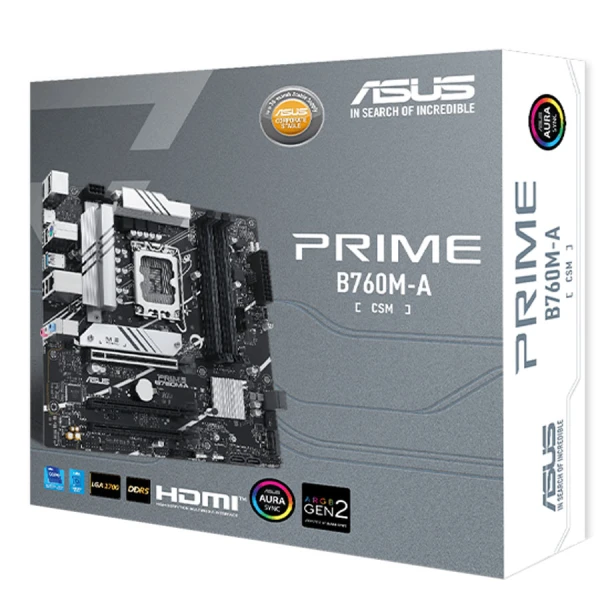 MB ASUS S1700 PRIME B760M-A-CSM DDR5 BOX M-ATX